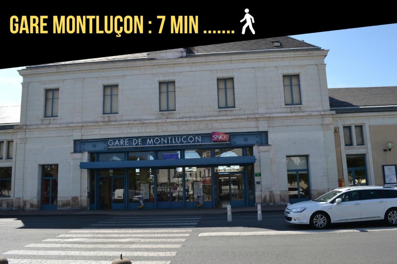 Centre-Ville - Gare - Jardin Wilson - Chateau Bourbon Montluçon المظهر الخارجي الصورة